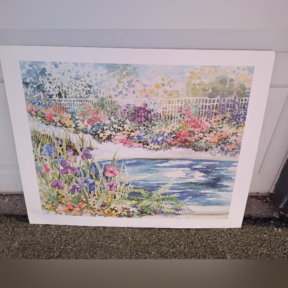 Floral water Print